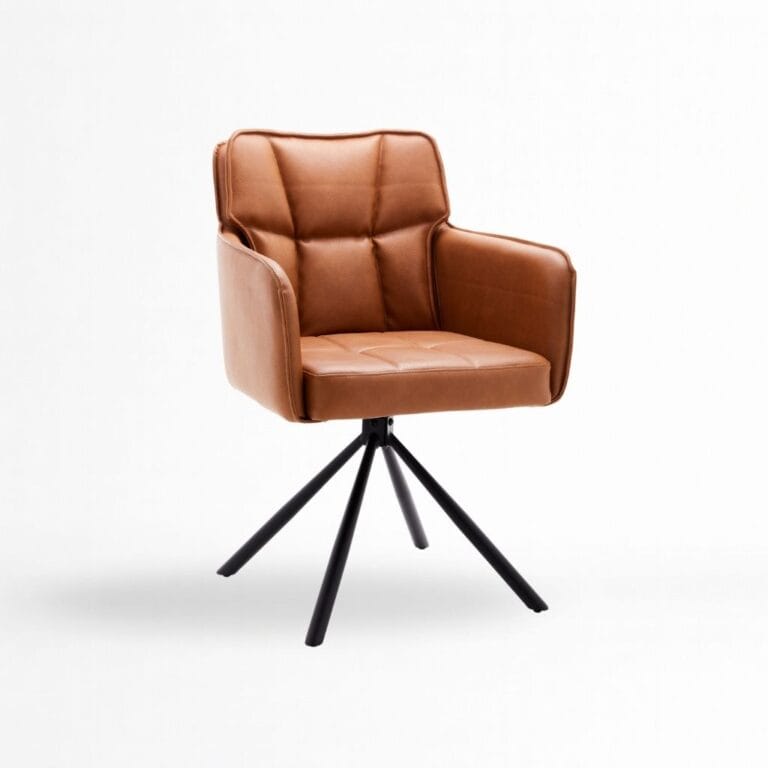 moderna kozna stolica fotelja