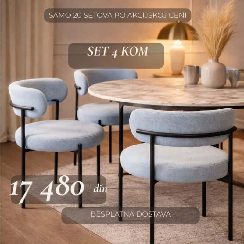 akcijski set stolica