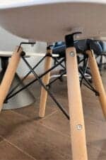 trpezarijska stolica bela